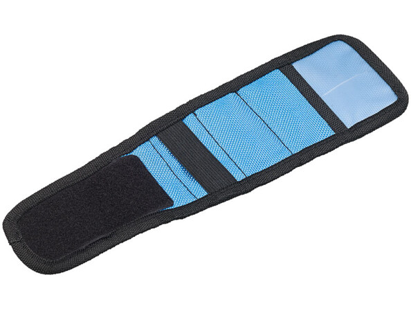 Bracelet magnétique pour clous et vis avec 6 aimants, élastique et mini-poche