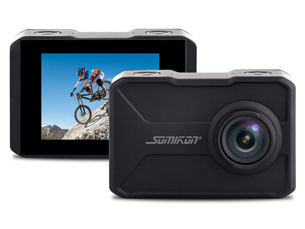 Caméra sport 4K connectée avec wifi, capteur Sony et boîtier étanche et Webcam