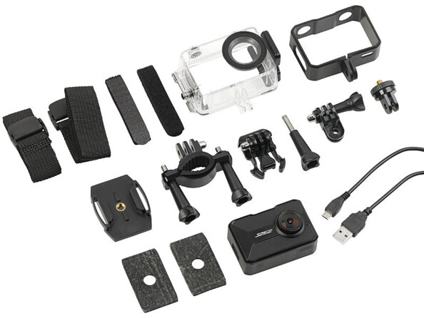 Caméra sport 4K connectée avec wifi, capteur Sony et boîtier étanche et Webcam