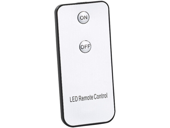 Chandelle à LED avec flamme vacillante et télécommande - blanc