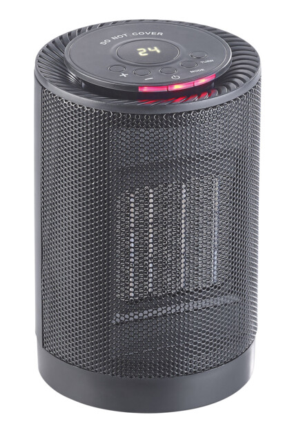 Chauffage céramique 1200 W avec oscillation LV-420. 3 niveaux de fonctionnement avec ou sans oscillation