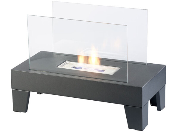 Fausse cheminée au bioéthanol par Carlo Milano.