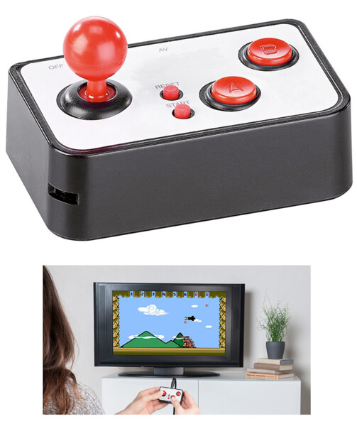 Console de jeu rétro 8 bits avec 200 jeux et prise TV MGT Mobile Games Technology
