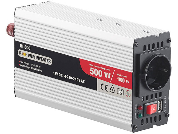 Convertisseur utilisation polyvalente par secteur 230 V et USB