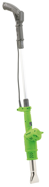 Désherbeur thermique avec trois fonctions différentes.