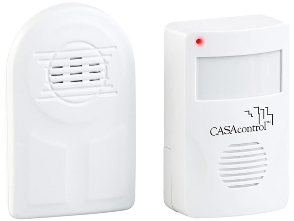 Détecteur de passage sans fil. Utilisable comme sonnette de porte