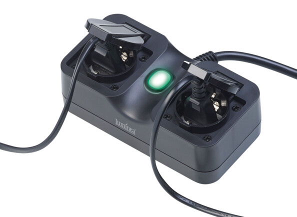 Double prise d'extérieur connectée compatible Amazon Alexa et Google Assistant SF-620.avs