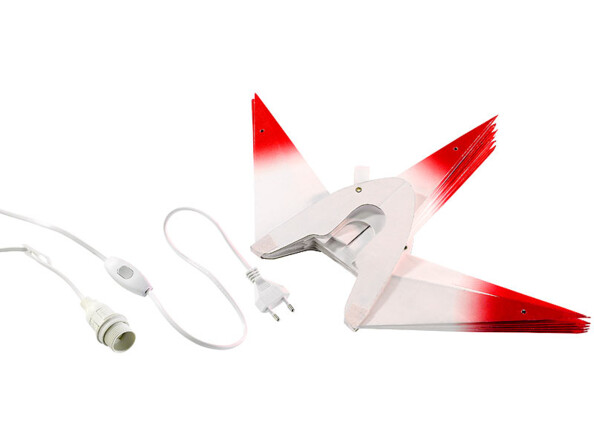 Etoile lumineuse en papier 60 cm