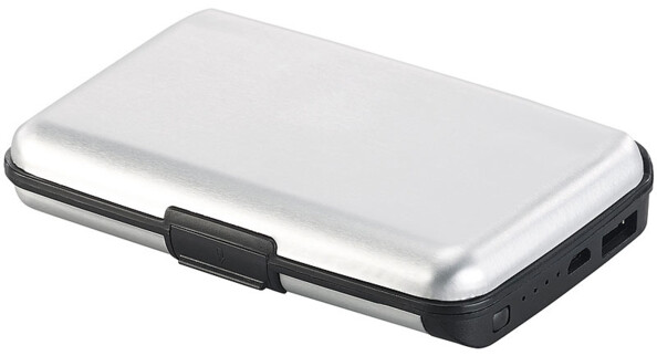 Étui RFID & batterie de secours 2 en 1 / 2500 mAh "PB-25.ke"