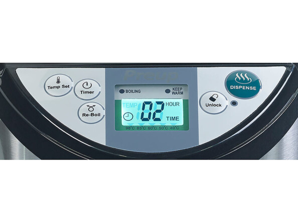 Écran LCD rétroéclairé avec affichage de la température