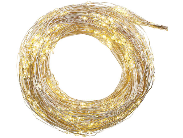 Guirlande lumineuse à effet cascade avec 700 LED par Lunartec.