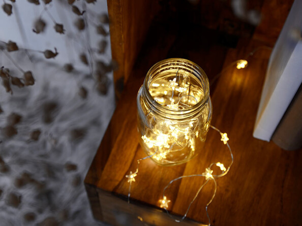 Guirlande lumineuse étoilée 40 LED / 4 m