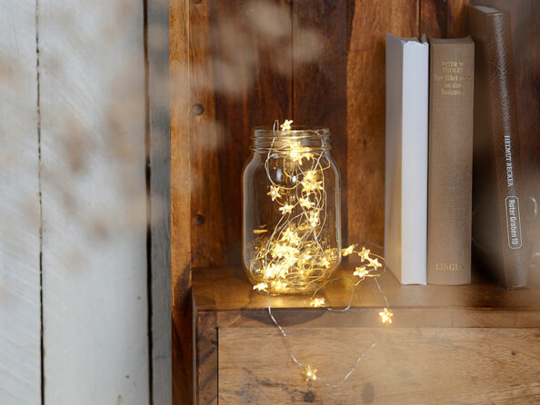 Guirlande lumineuse étoilée 40 LED / 4 m