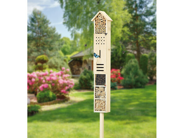 Hôtel à insectes sur poteau 160 cm Royal Gardineer