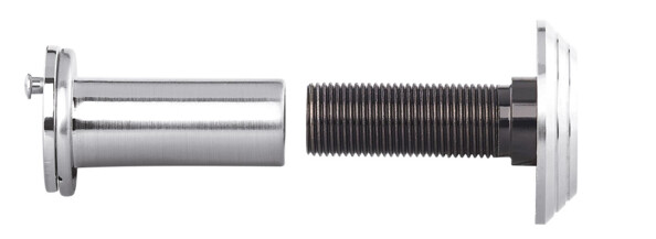 Judas avec lentille en verre et film occultant, aspect satiné