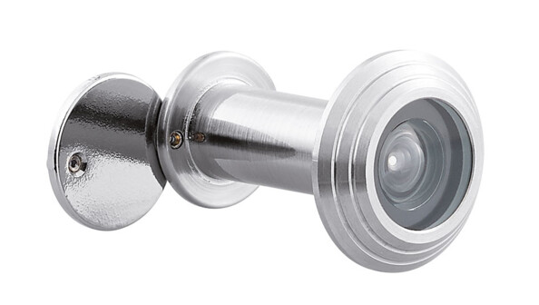 Judas avec lentille en verre et film occultant, aspect satiné