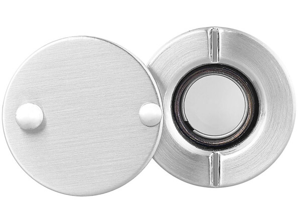 Judas avec lentille en verre et film occultant, aspect satiné