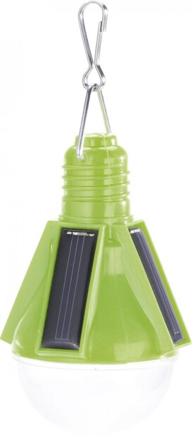 Lampe festive solaire design ampoule - Vert