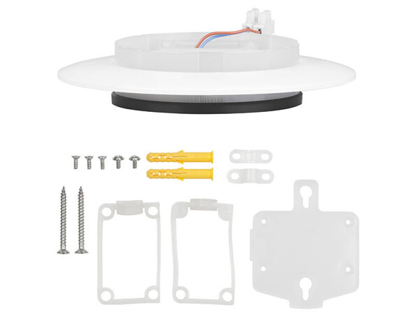 4 lampes LED à luminosité variable pour mur ou plafond, 600 lm, 10 W, IP65