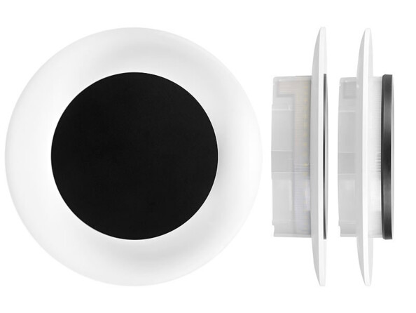 4 lampes LED à luminosité variable pour mur ou plafond, 600 lm, 10 W, IP65