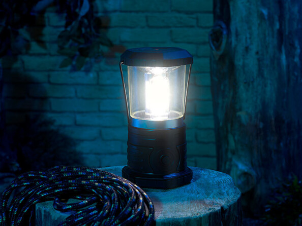 Lanterne mise en situation de nuit