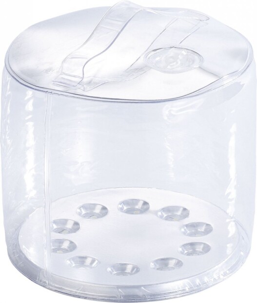 Lot de 3 lanternes solaires gonflables à 10 LED SMD