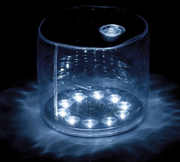 Lot de 3 lanternes solaires gonflables à 10 LED SMD