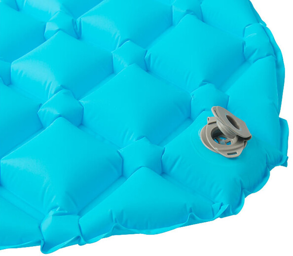 Matelas isolant ultraléger d'extérieur à gonflage rapide - Bleu