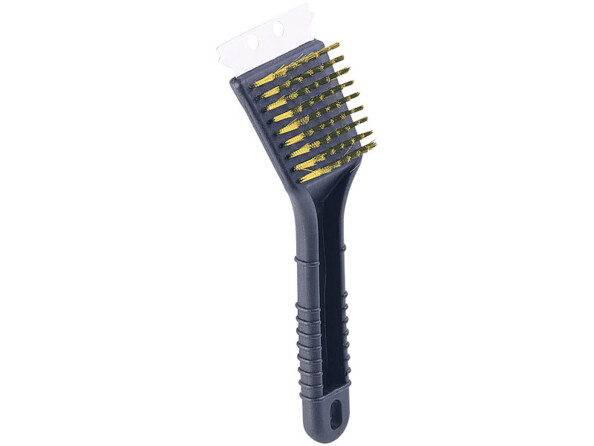 Brosse métallique vue de face