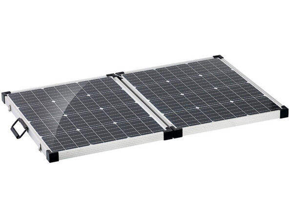 Panneau solaire mobile 110 W. cellules monocristallines. Cadre en aluminium