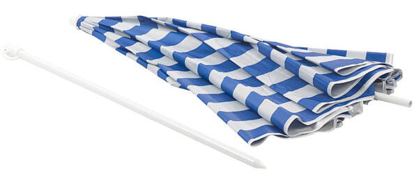 Parasol avec étui UV 30+ / Ø 160 cm Royal Gardineer. Pied en deux parties