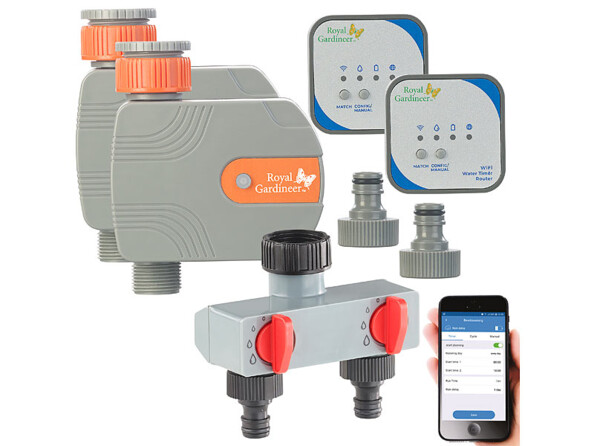 Programmateur d'arrosage avec sélecteur à 2 voies