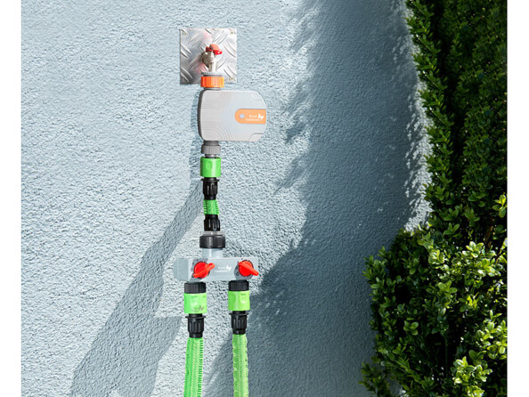 Programmateur d'arrosage avec sélecteur à 2 voies