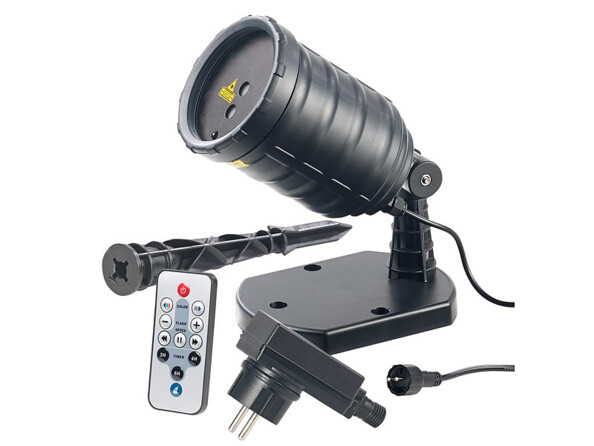 Projecteur laser 3 effets stellaires - Avec télécommande