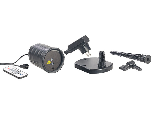 Projecteur laser 3 effets stellaires - Avec télécommande