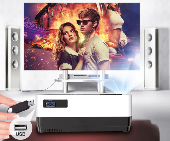 Projecteur LCD/LED 2.000 lm LB-9100.wifi