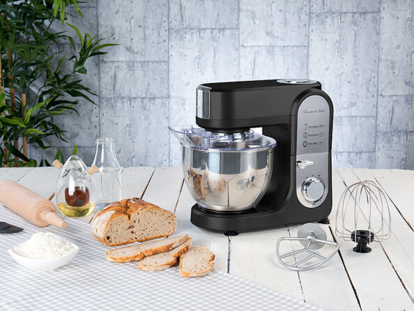 Robot de cuisine tout-en-un 1000 W avec hachoir et mixeur