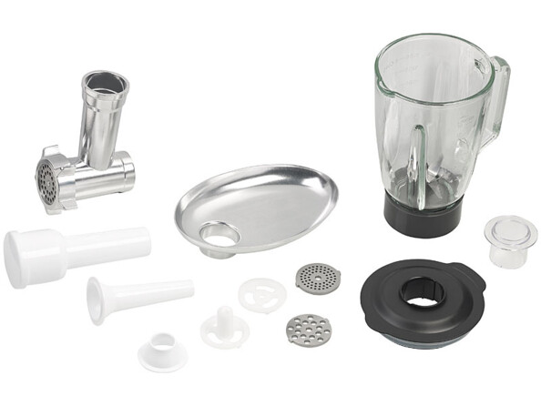 Robot de cuisine tout-en-un 1000 W avec hachoir et mixeur