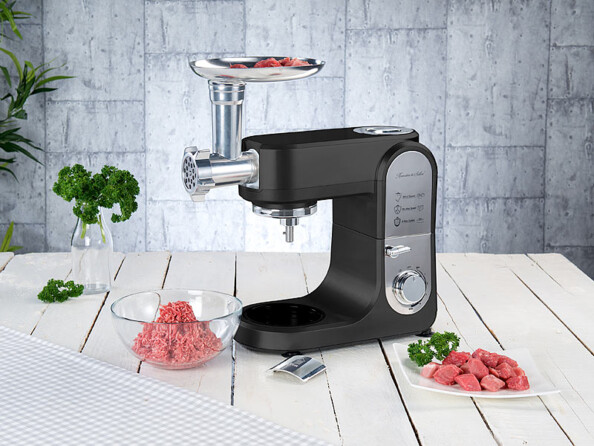 Robot de cuisine tout-en-un 1000 W avec hachoir et mixeur