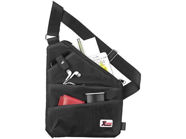 Sac bandoulière RFID/NFC mis en situation