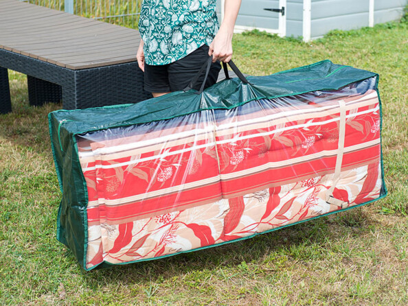 Sac pour coussins de mobilier de jardin