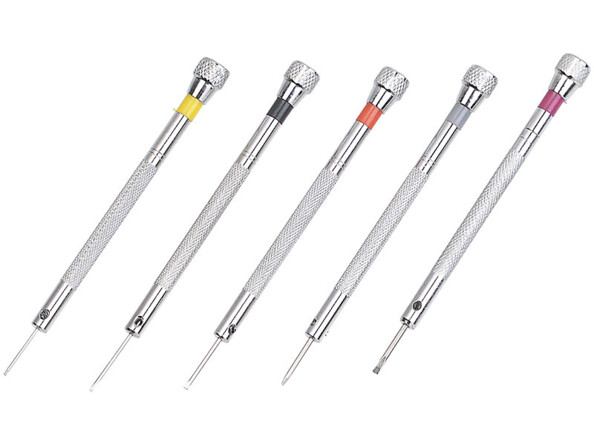 Set de 5 tournevis d'horloger