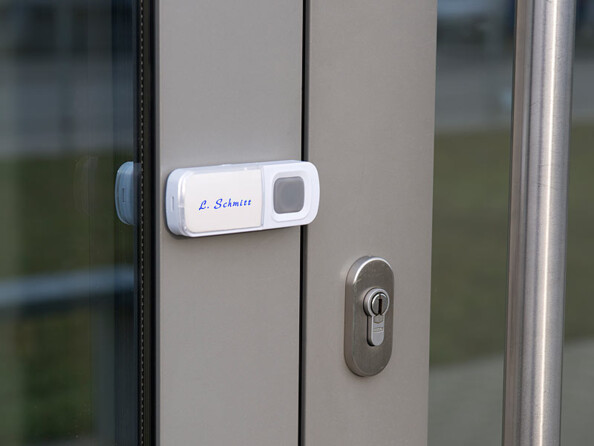 Sonnette sans fil avec 2 récepteurs avec mélodies et signal optique