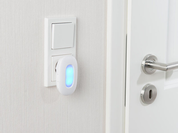 Sonnette sans fil avec signal optique, 15 mélodies et portée jusqu'à 50m FTK-110