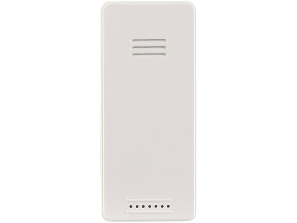 Station météo USB avec capteur sans fil vue de côté.