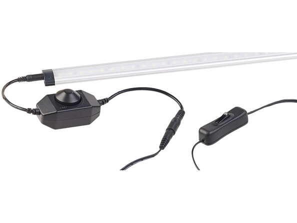 réglette led variable avec interrupteur pour meubles bibliothères armoires