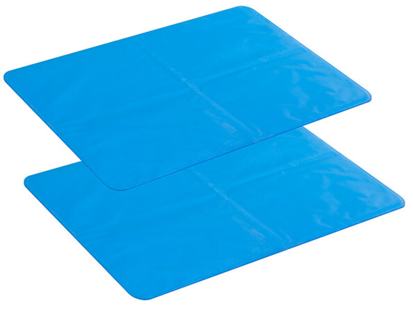 2 tapis rafraîchissants pour chiens et chats 90 x 50 cm