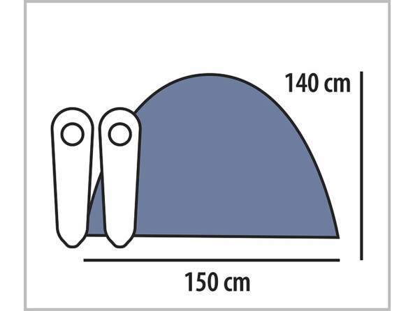 Tente coupole 2 personnes