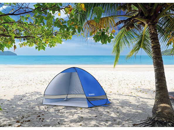 tente de plage pliage 2 secondes soleil ptotection