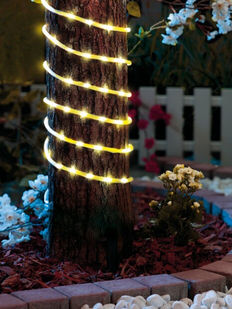 Tube LED pour intérieur et extérieur - 10 m - Jaune